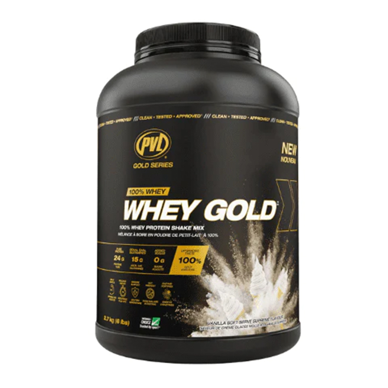 PVL - Gold Series 100% Whey Gold (2.27KG) - Vanilla Soft Serve Supreme