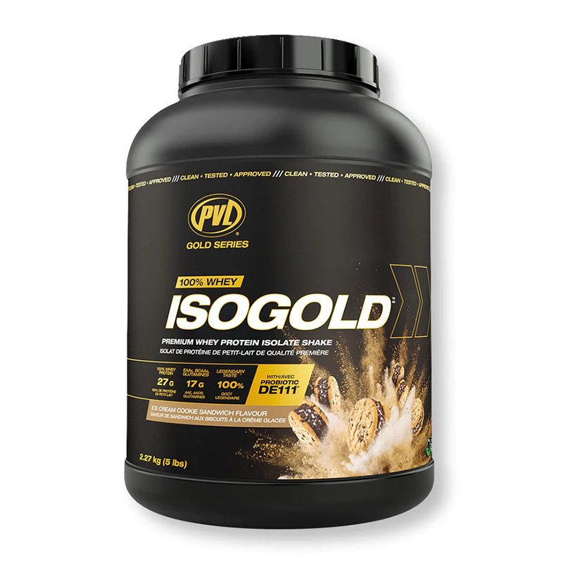 PVL Gold Series 100% Whey ISO Gold 2.27 KG - Icecream Cookie Sandwich