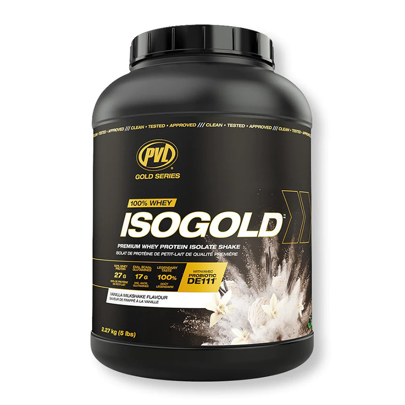 PVL Gold Series 100% Whey ISO Gold 2.27 KG - Vanilla Milkshake