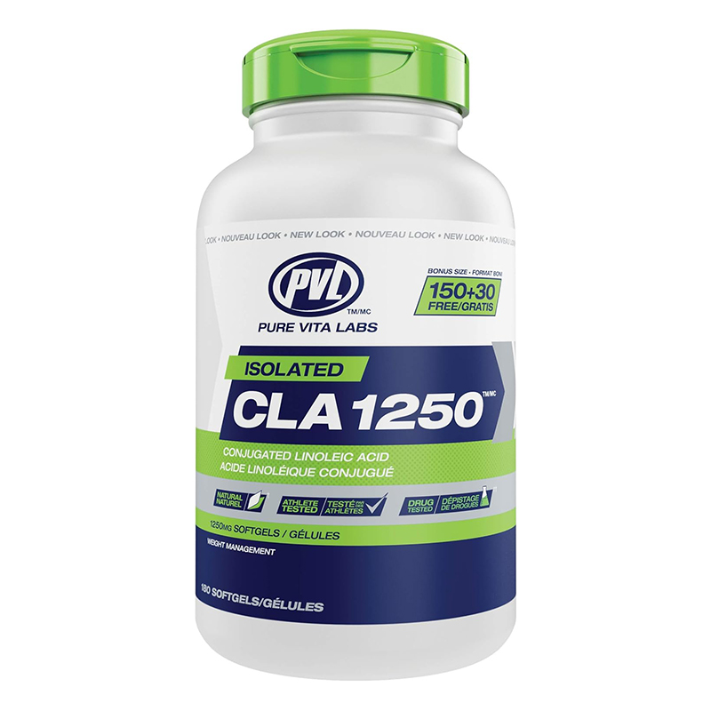 PVL Natural Series Isolate CLA 1250 - 180 Softgels