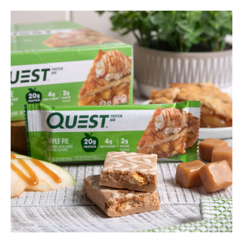 Quest Protein Bars 20 G 12 Pcs in Box - Apple Pie Best Price in Ajman