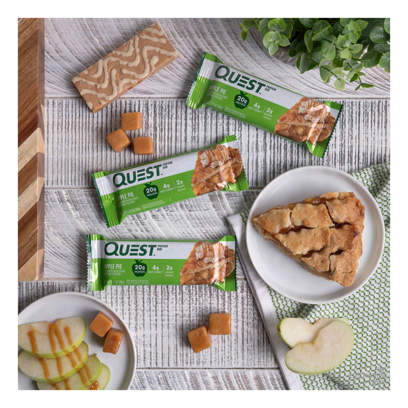 Quest Protein Bars 20 G 12 Pcs in Box - Apple Pie Best Price in Sharjah