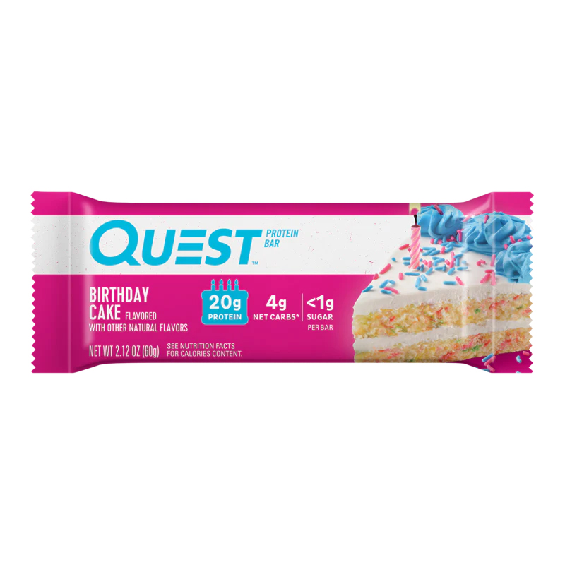 Quest Protein Bars 20 G 12 Pcs in Box - Birthday Cake Best Price in Abu Dhabi