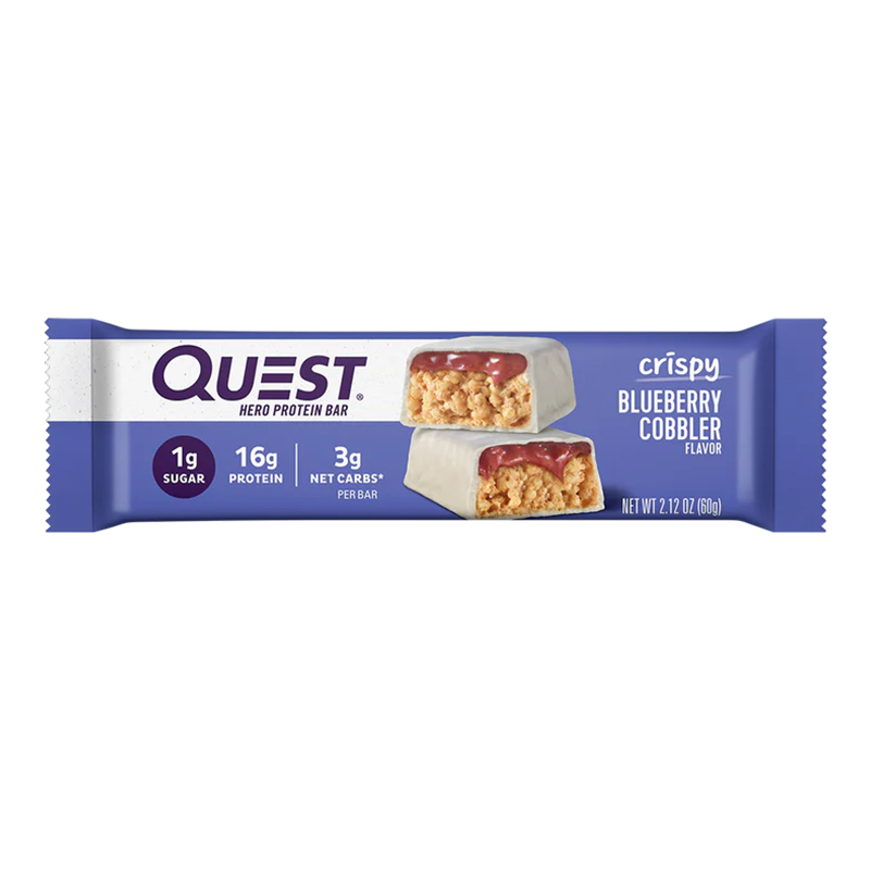 Quest Protein Bars 20 G 12 Pcs in Box - Blueberry Cobbler Crispy Hero Best Price in Dubai