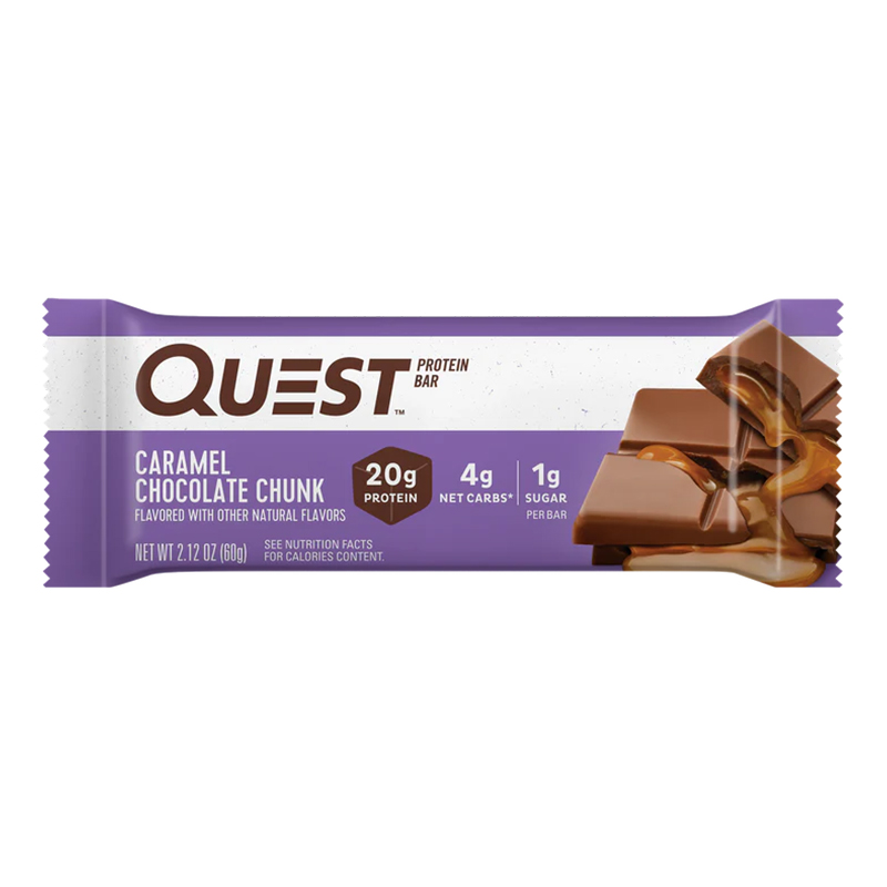 Quest Protein Bars 20 G 12 Pcs in Box - Caramel Chocolate Chunk Best Price in Abu Dhabi