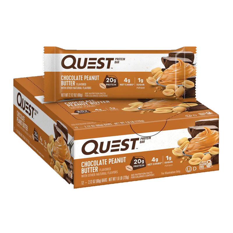 Quest Protein Bars 20 G 12 Pcs in Box - Chocolate Peanut Butter