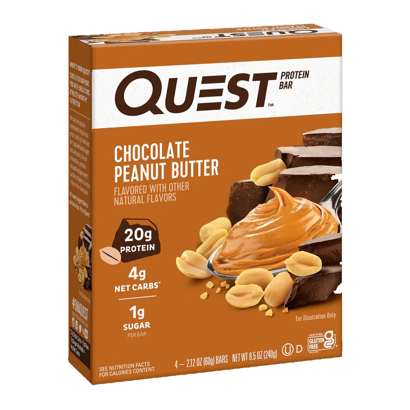 Quest Protein Bars 20 G 12 Pcs in Box - Chocolate Peanut Butter Best Price in Dubai