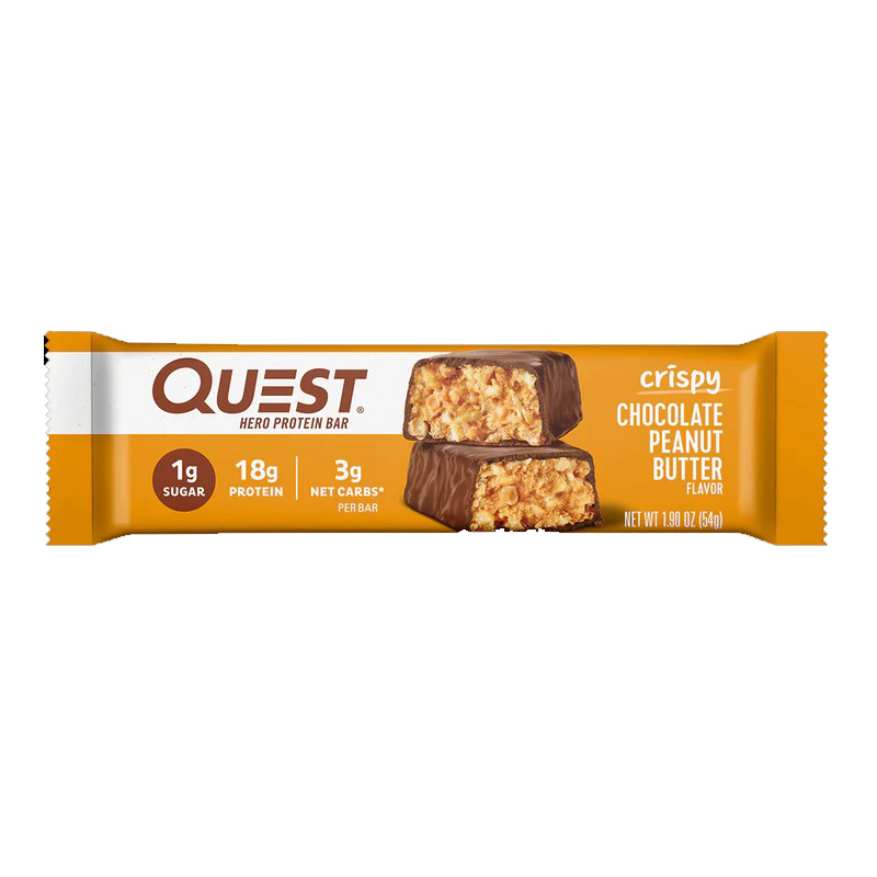 Quest Protein Bars 20 G 12 Pcs in Box - Chocolate Peanut Butter Crispy Hero Best Price in Dubai