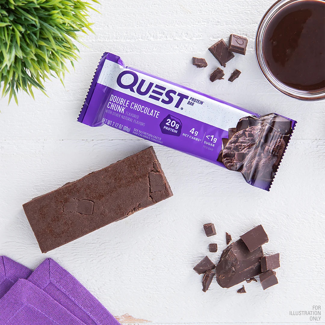 Quest Protein Bars 20 G 12 Pcs in Box - Double Chocolate Chunk Best Price in Ajman