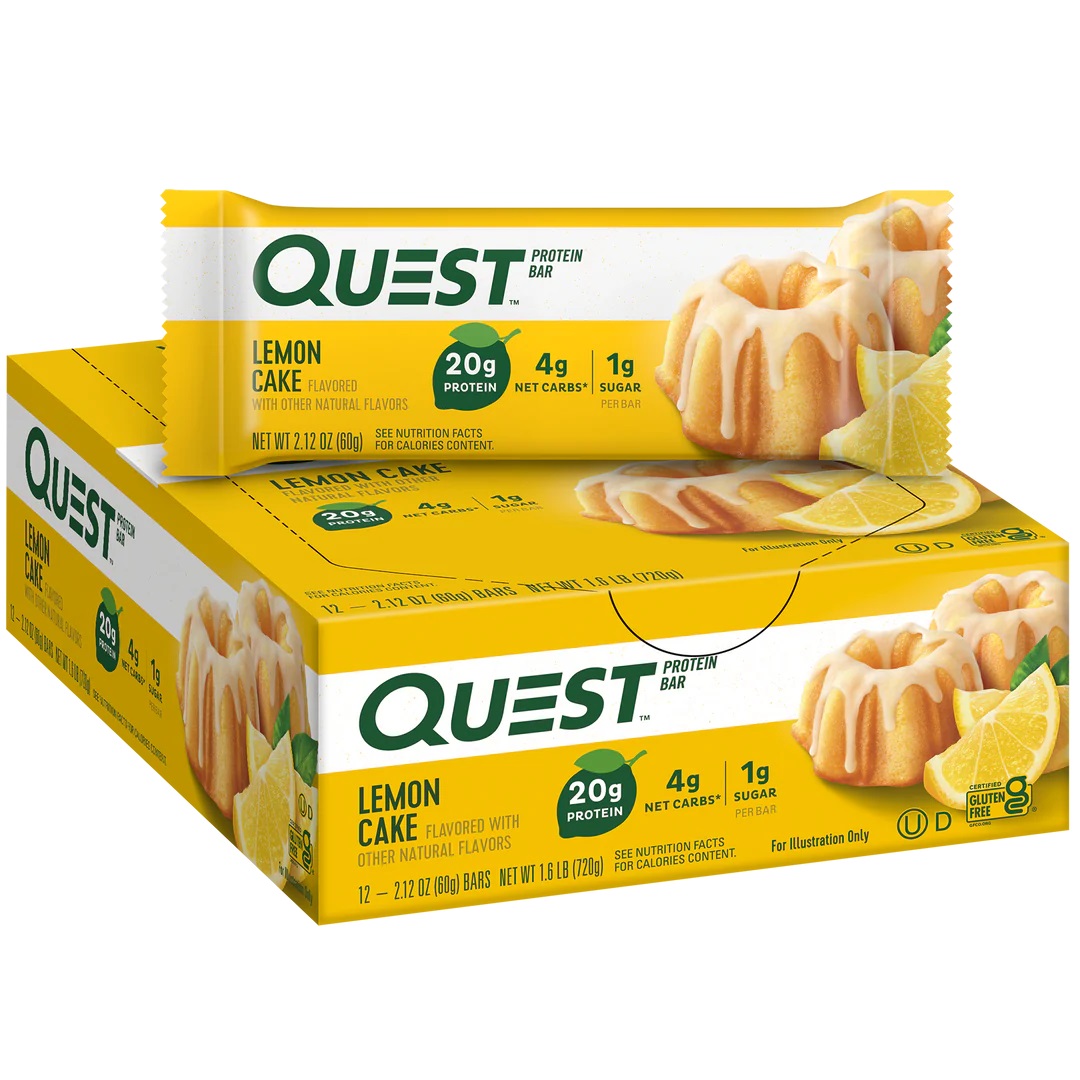 Quest Protein Bars 20 G 12 Pcs in Box - Lemon Cake