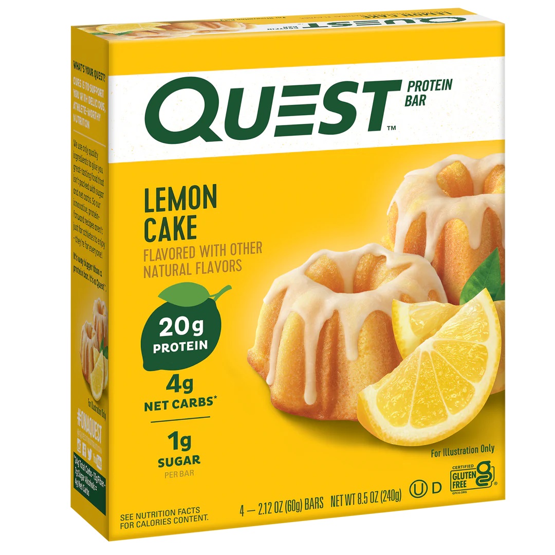 Quest Protein Bars 20 G 12 Pcs in Box - Lemon Cake Best Price in Dubai