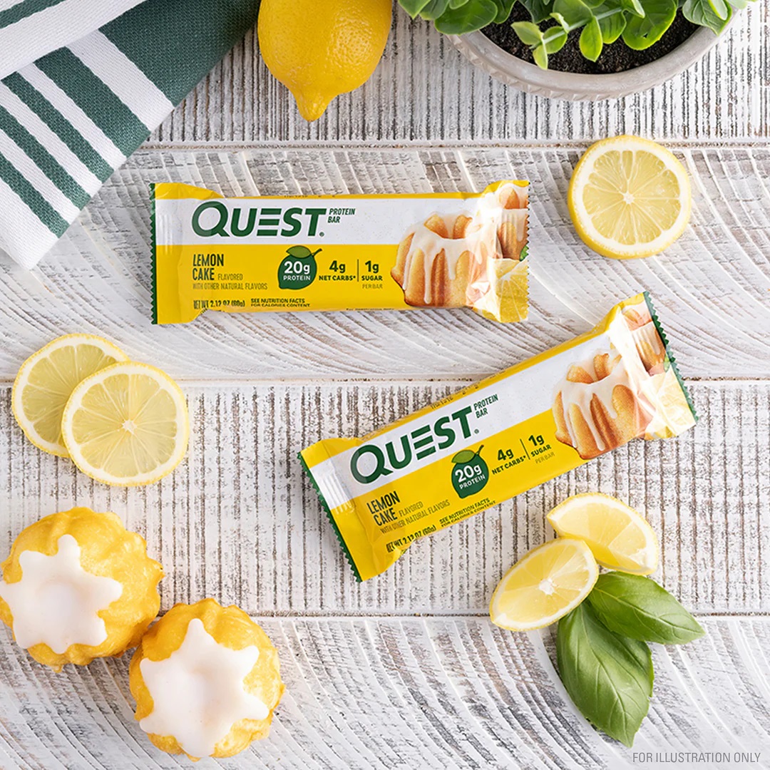 Quest Protein Bars 20 G 12 Pcs in Box - Lemon Cake Best Price in UAE