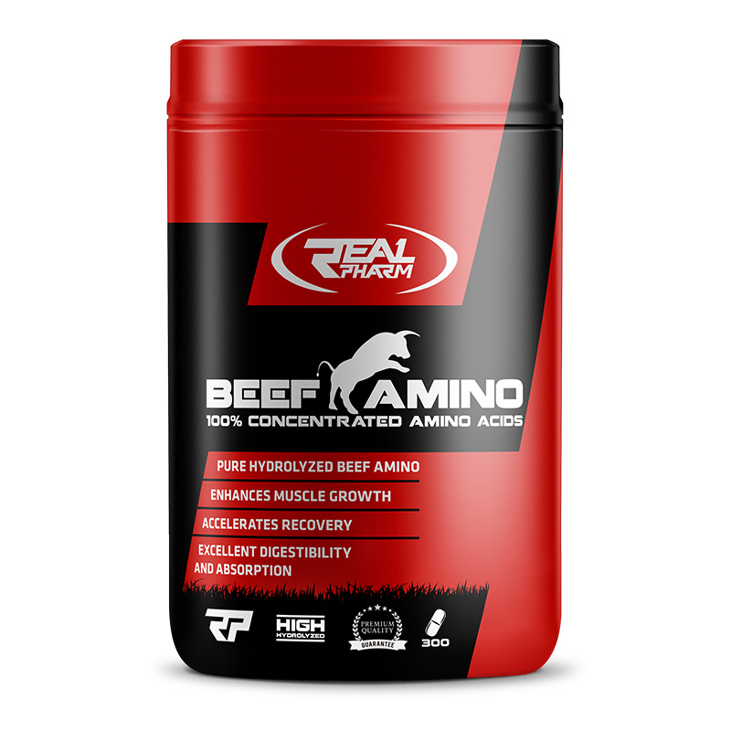 REAL Pharm Nutrition Beef Amino 300 Tabs Best Price in UAE