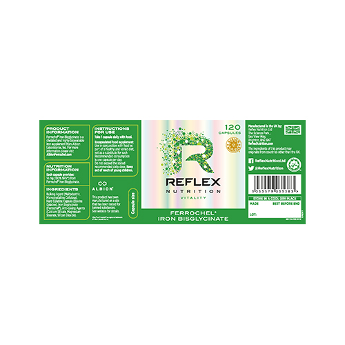 Reflex Albion Ferrochel 14mg 120 Caps Best Price in UAE