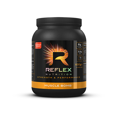 Reflex Muscle Bomb w/caffeine 600g Black Cherry