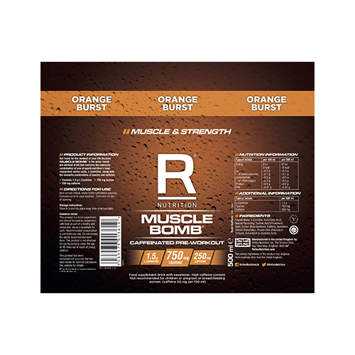 Reflex Muscle Bomb RTD 500 ml x 10 Pack Best Price in UAE