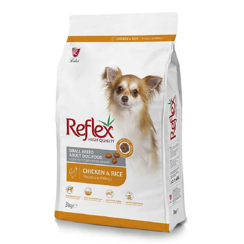Reflex Small Breed Adult Dog Food Chicken and Rice - 3 Kg