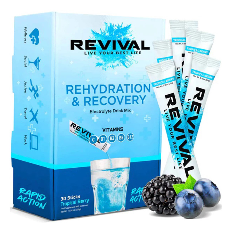 Revival Rehydration and Recovery Drink 30 Pack - Tropical Berry
