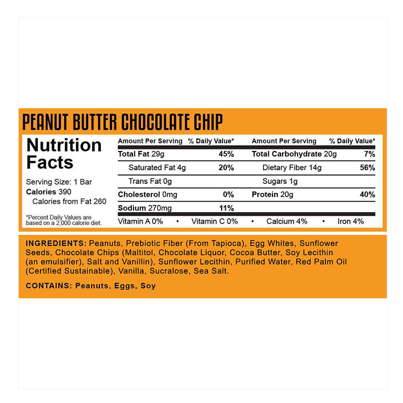 Rich Piana 5% Protein Bars Peanut Butter 10-Pack Best Price in Dubai
