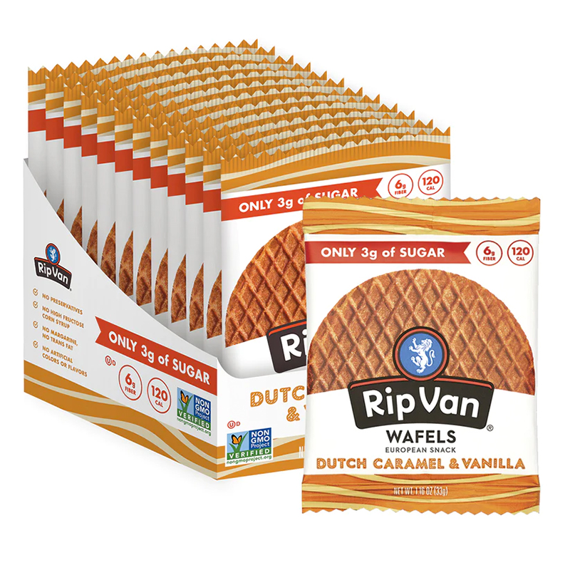 RipVan Dutch Caramel & Vanilla Low Sugar - 33gx12