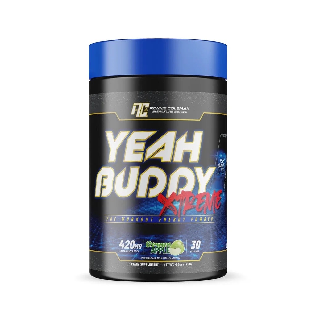Ronnie Coleman Yeah Buddy Xtreme Pre-Workout 30 Servings - Green Apple