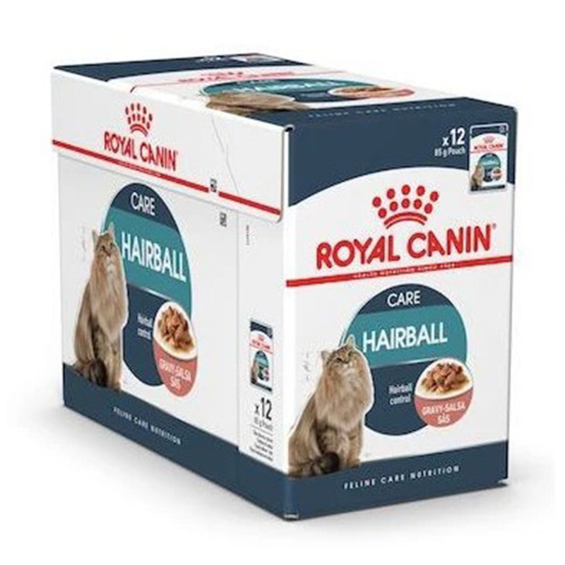 Royal Canin Hairball Care Gravy Cat Food 85 g x 12 Pouches