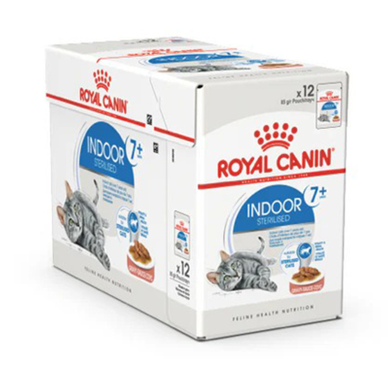 Royal Canin Indoor 7 Plus Cat Food Pouch 85 g x 12 Pouches