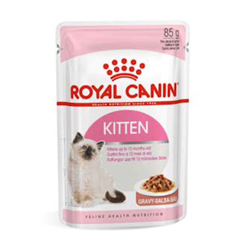 Royal Canin Kitten Gravy Cat Food 85 g x 12 Pouches