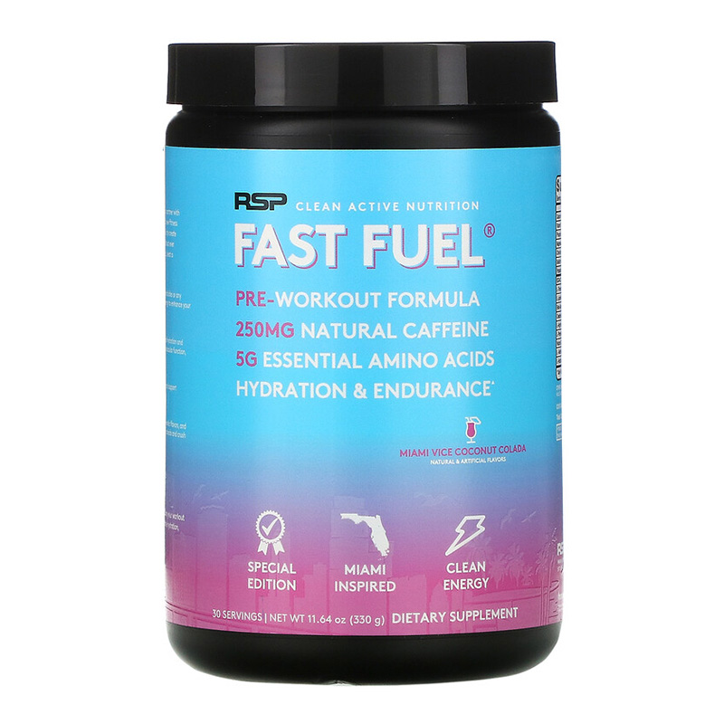 RSP Fast Fuel Pre Workout Miami Edition 330 g