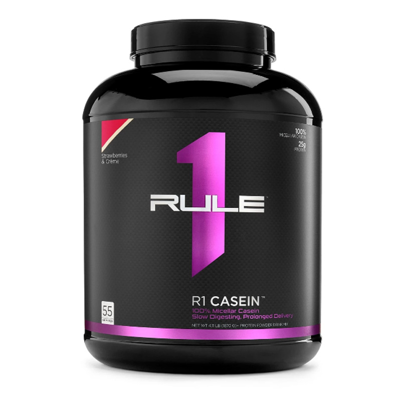 Rule One Protein R1 Casein 100% Micellar Casein 4 lbs (55 Servings)