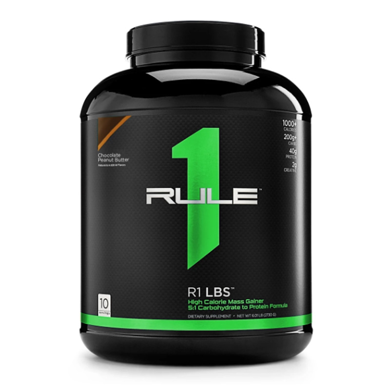 Rule One Protein R1 LBS High Calorie Mass Gainer 6 lbs (10 Servings)
