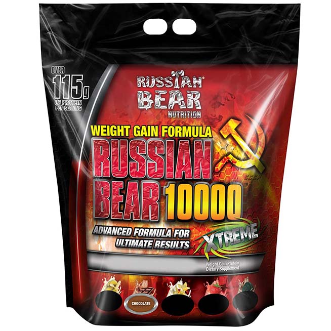 Russian Bear 10000 Weight Gainer 15 lbs - Milk Chocolate