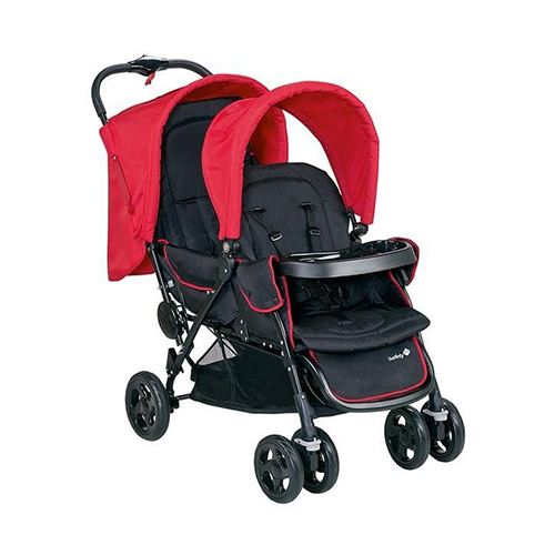 Safety 1st Duodeal Tandem Stroller Plain Red
