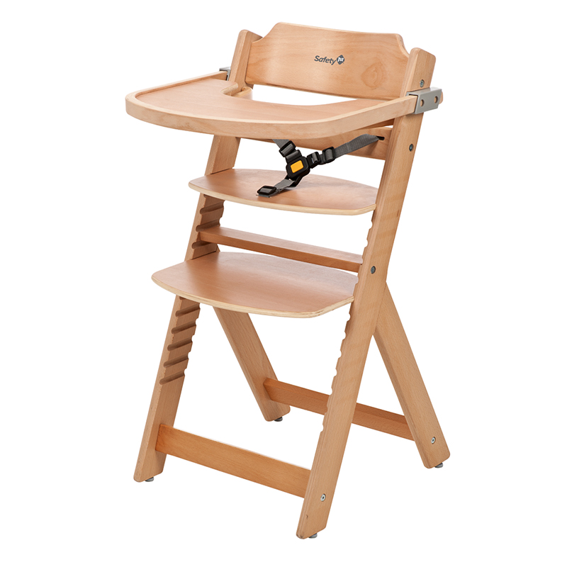 Safety 1st Timba with Tray Included High Chair Natural Wood Best Price in UAE