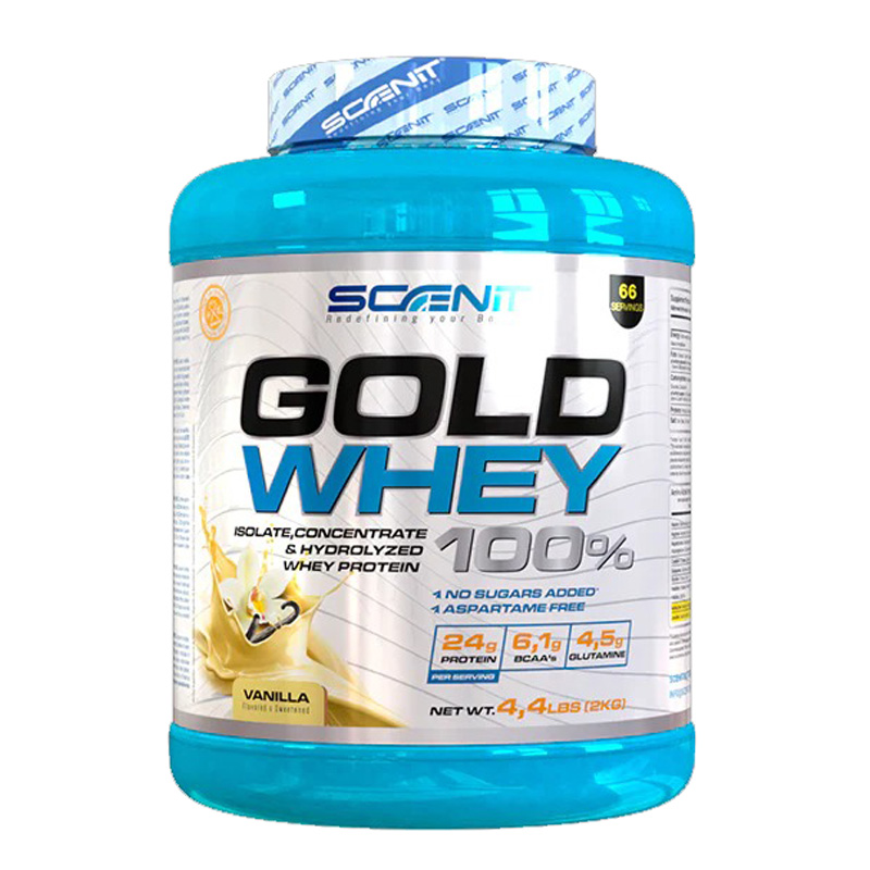 Scenit Nutrition 100% Gold Whey 4.4 lbs - Vanilla