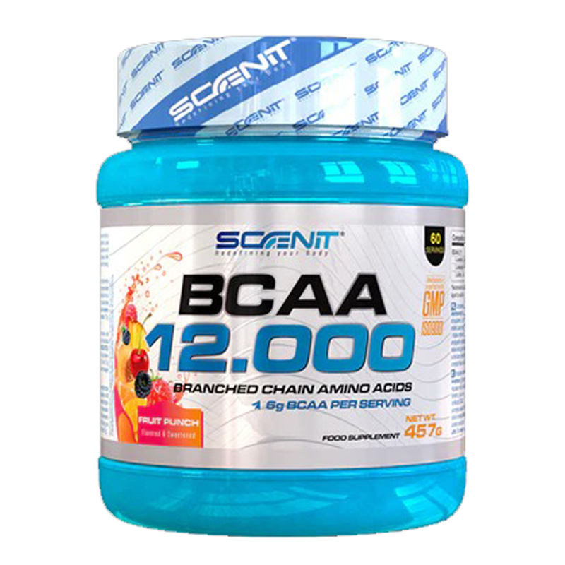 Scenit Nutrition BCAA 12000 Powder 457 G - Fruit Punch Best Price in UAE