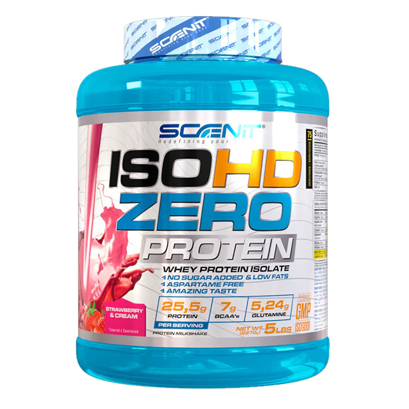 Scenit Nutrition ISO HD Zero Protein 5 lbs - Strawberry