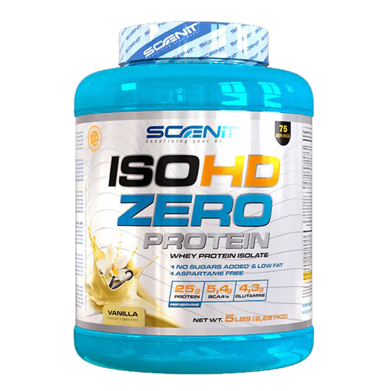 Scenit Nutrition ISO HD Zero Protein 5 lbs - Vanilla