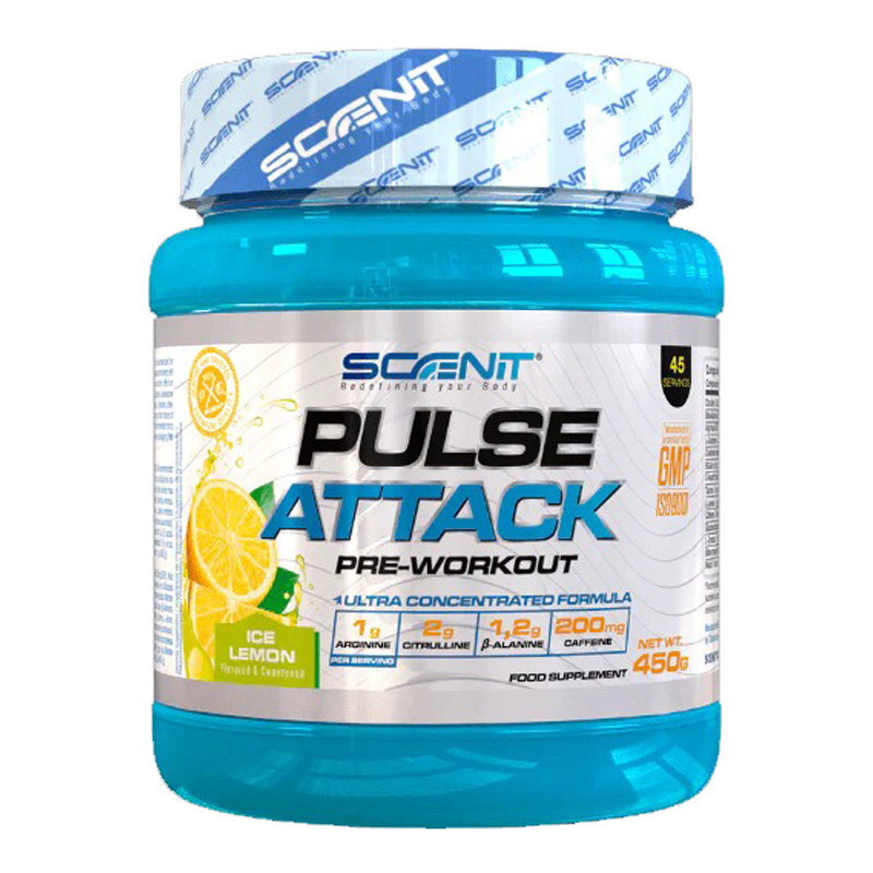 Scenit Nutrition Pulse Attack 450 G - Lemon