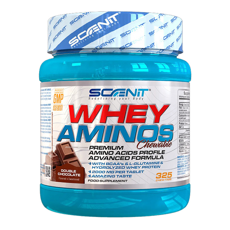 Scenit Nutrition Whey Amino 325 Chewable Tablets - Double Chocolate