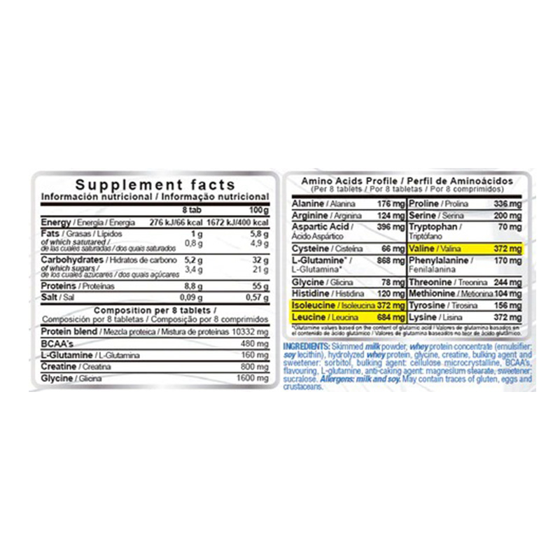 Scenit Nutrition Whey Amino 325 Chewable Tablets - Pineapple Coconut Best Price in Dubai