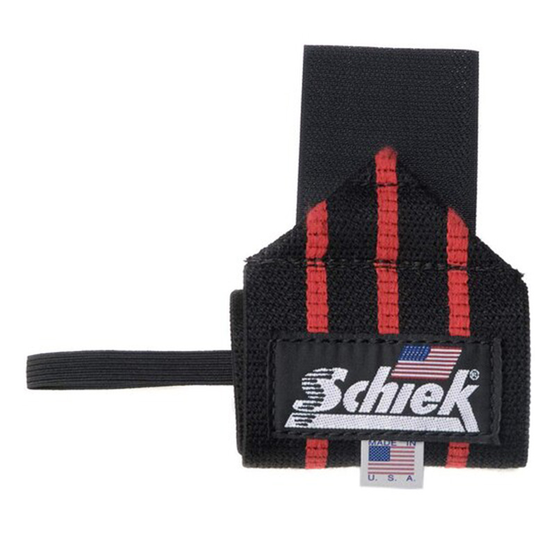 Schiek 12 Inch Heavy Duty Wrist Wrap Black Best Price in Abudhabi