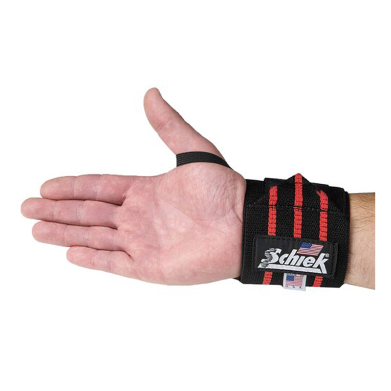 Schiek 12 Inch Heavy Duty Wrist Wrap Black Best Price in Abudhabi