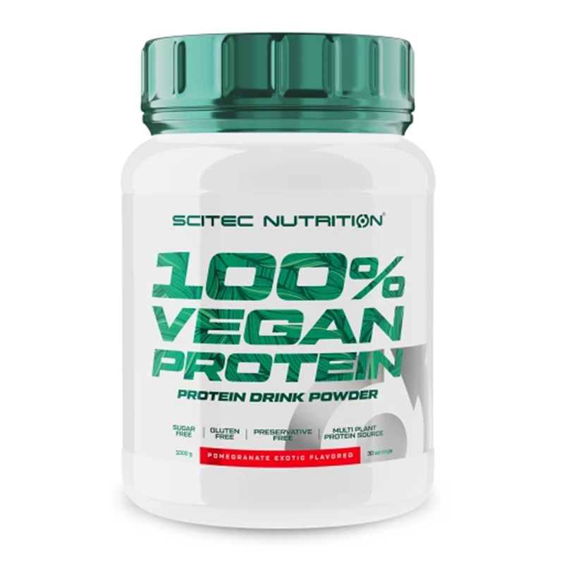 Scitec Nutrition 100% Vegan Protein 1 KG - Pomegrante Exotic Best Price in UAE