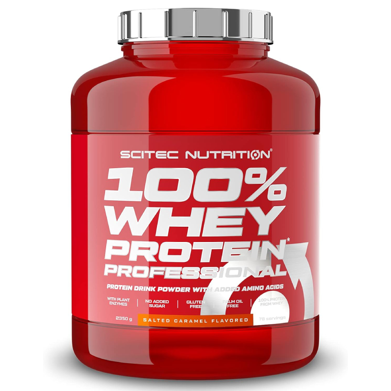 Scitec Nutrition 100% Whey Protien Professional 2350 G 78 Servings - Salted Caramel