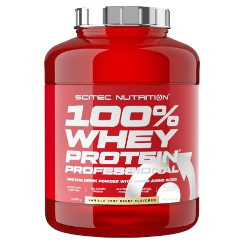 Scitec Nutrition 100% Whey Protien Professional 2350 G 78 Servings - Vanilla Very Berry