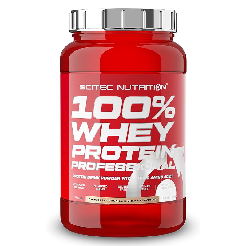 Scitec Nutrition 100% Whey Protien Professional  920 G  30 Servings - Chocolate Cookies N Cream
