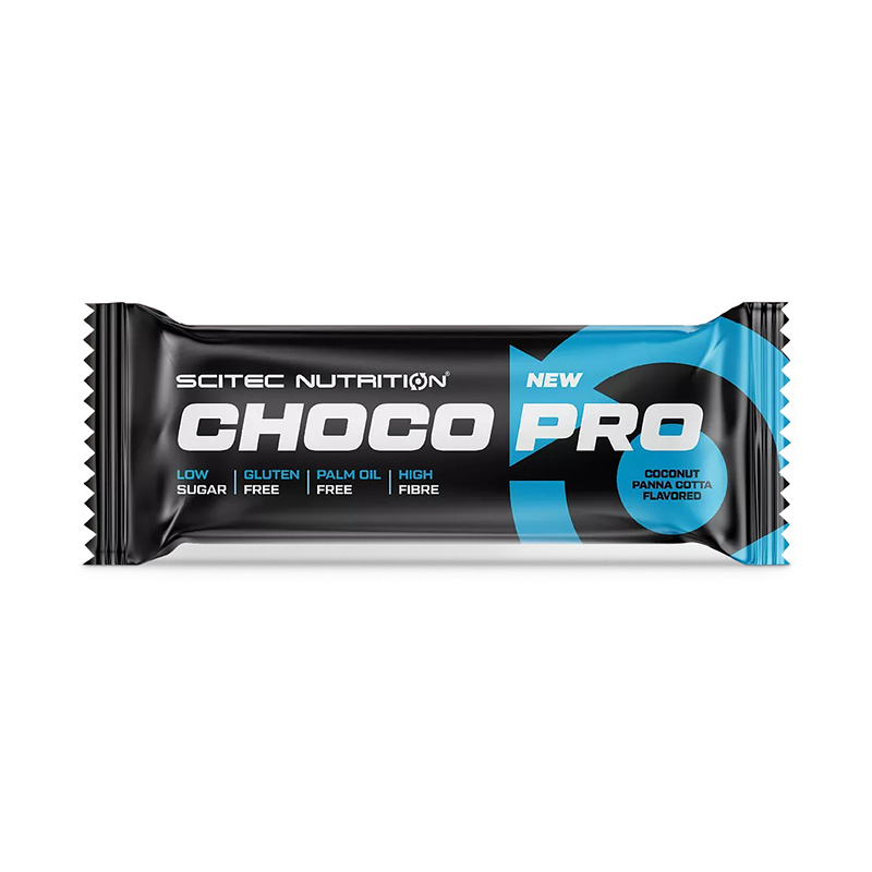 Scitec Nutrition Choco Pro Bar 50 G - Coconut Pannacotta x 20 Bars in 1 Box