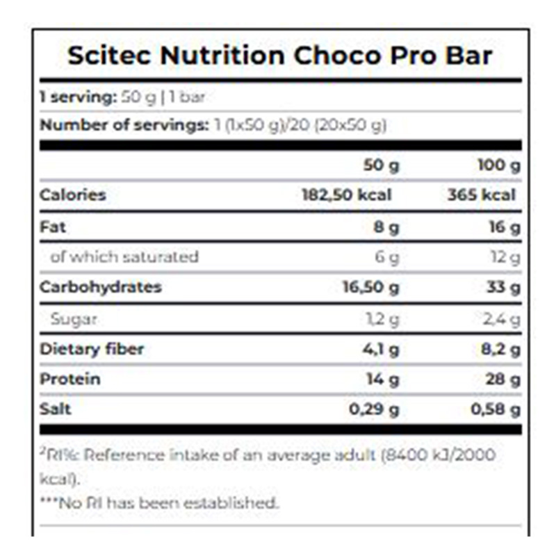 Scitec Nutrition Choco Pro Bar 50 G - Strawberry White Chocolate Best Price in Dubai