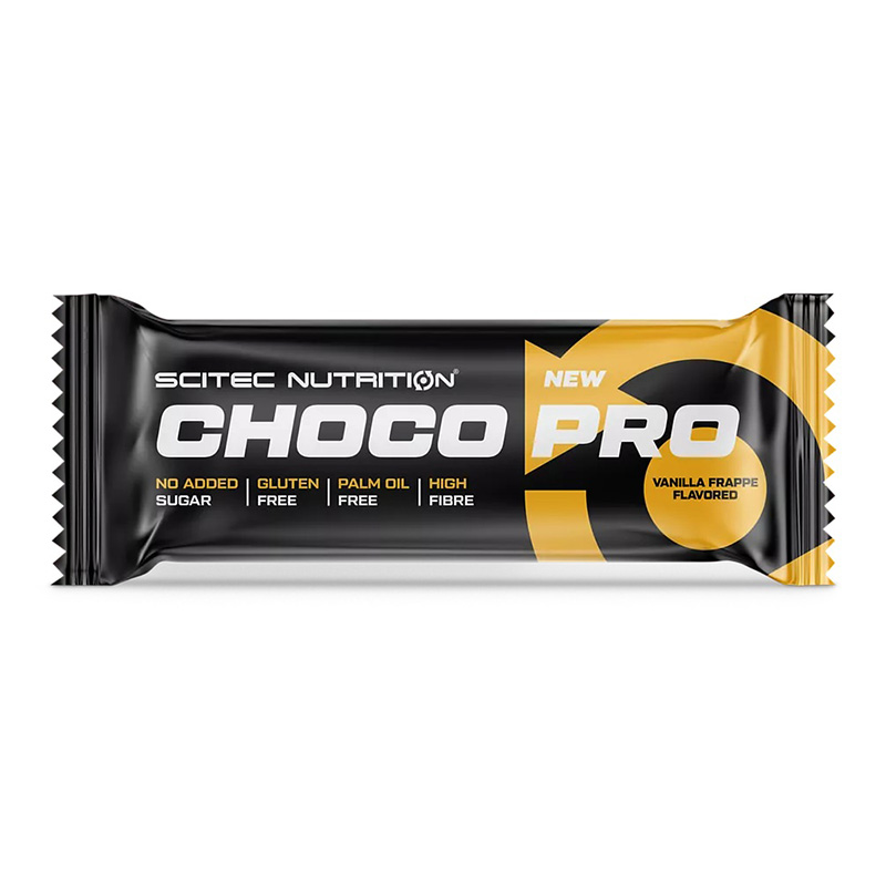 Scitec Nutrition Choco Pro Bar 50 G - Vanilla Frappe x 20 Bars in 1 Box